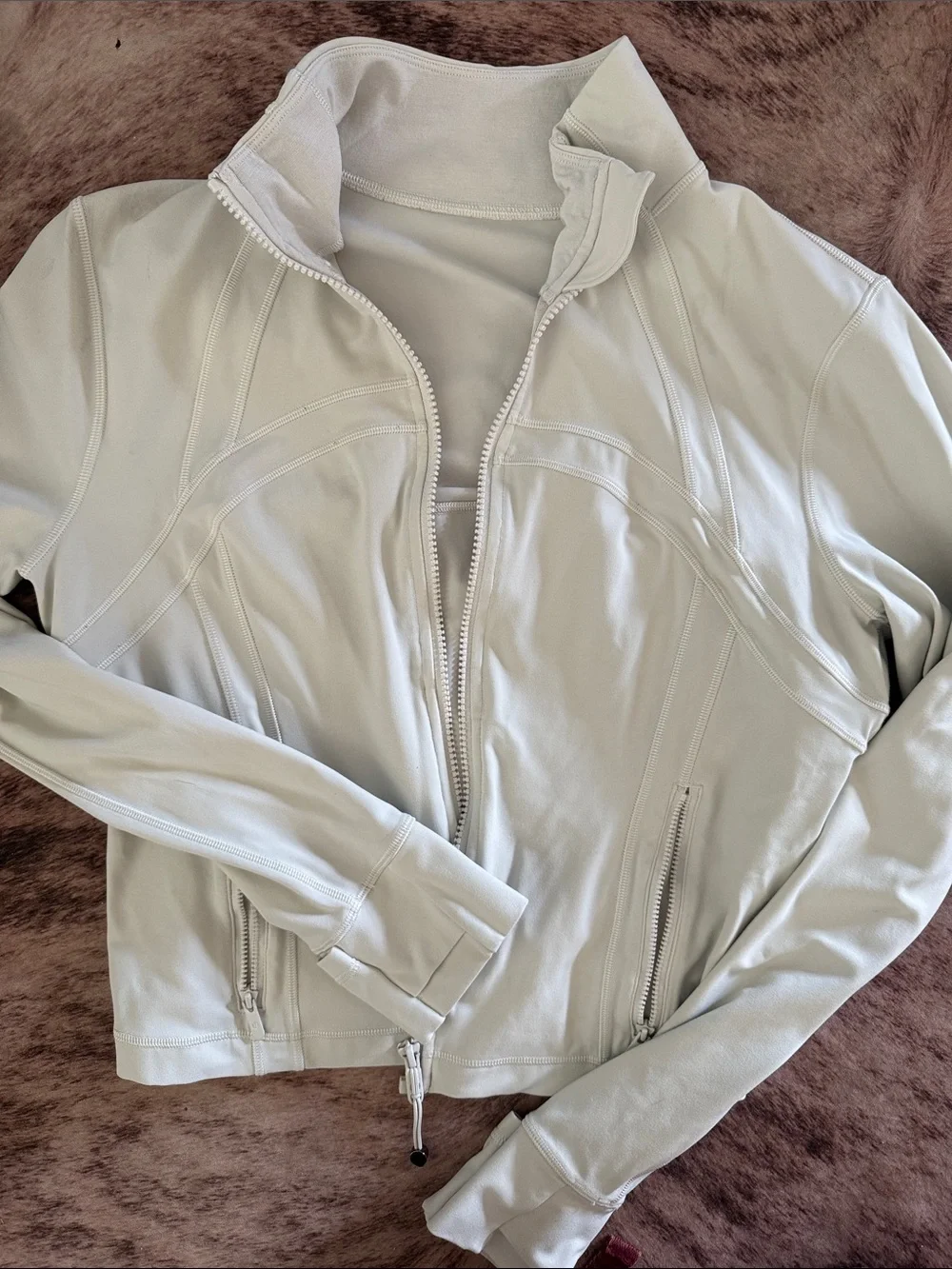lululemon athletica Light Gray Women's Zip Jacket